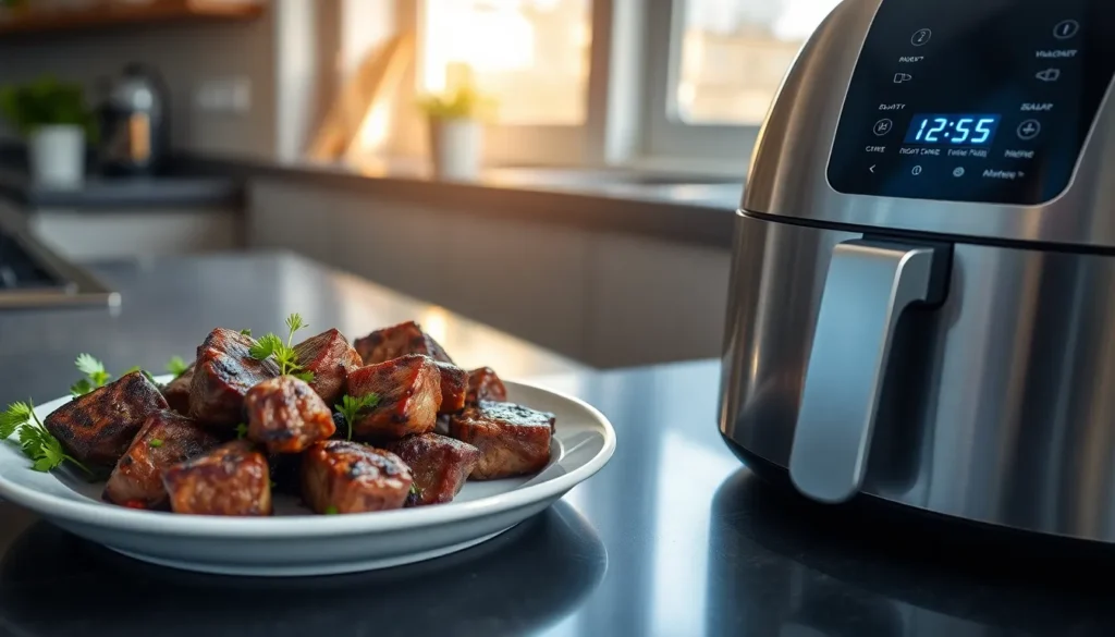 cooking steak tips in air fryer