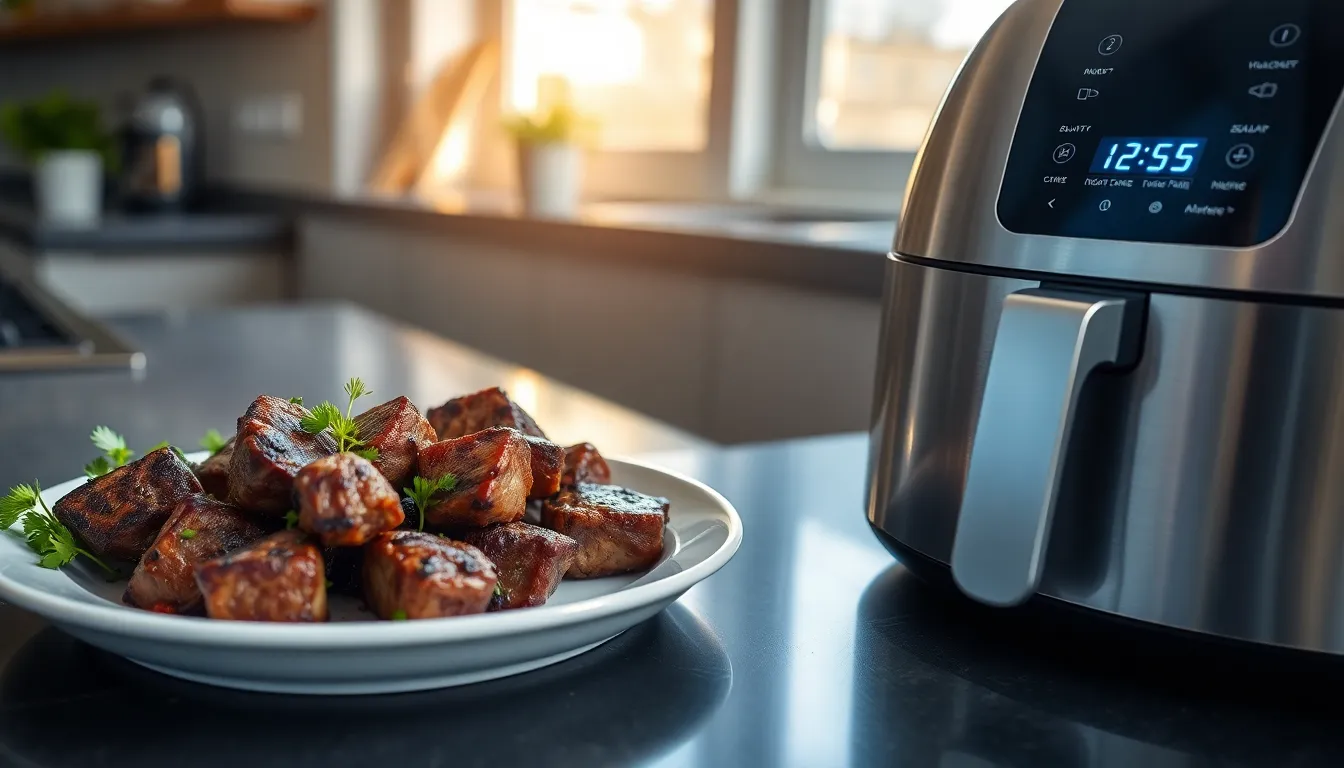 cooking steak tips in air fryer